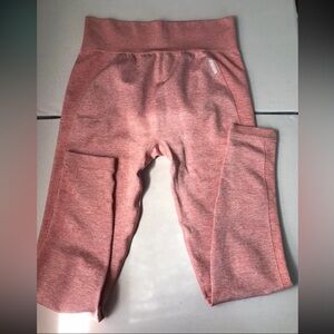 Gymshark Women’s Salmon/Pink Leggings Size XL